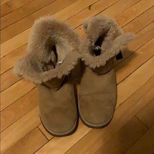 Ugg Daelynn Side Bow Shearling Classic Boot